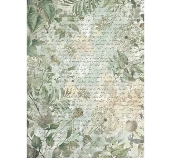 Motiv-Strohseiden Sortiment "Herbarium Silvae", 6er-Set
