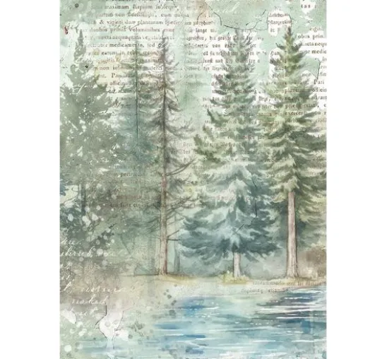 Motiv-Strohseiden Sortiment "Herbarium Silvae", 8er Set