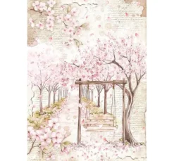 Motiv-Strohseiden Sortiment "Secret Garden", 8er-Set