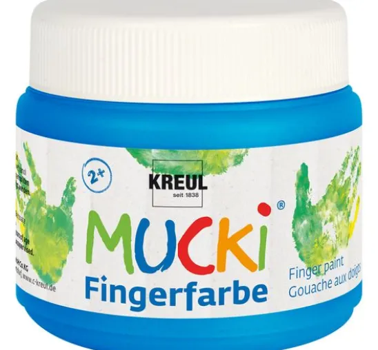 MUCKI Fingerfarbe, 6er-Set, à 150 ml