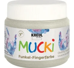 MUCKI Funkel-Fingerfarbe, 6er-Set