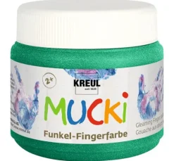 MUCKI Funkel-Fingerfarbe, 6er-Set