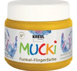 MUCKI Funkel-Fingerfarbe, 4er-Set