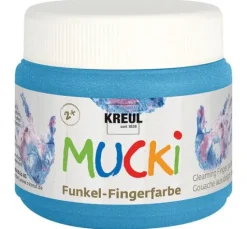 MUCKI Funkel-Fingerfarbe, 4er-Set
