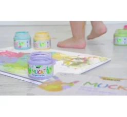 MUCKI Softie-Fingerfarbe, 6er-Set