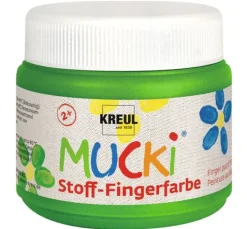 MUCKI Stoff-Fingerfarbe, 6er-Set