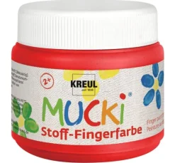 MUCKI Stoff-Fingerfarbe, 4er-Set