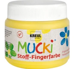 MUCKI Stoff-Fingerfarbe, 4er-Set