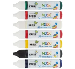 MUCKI Window Color Set Kleine Tierwelt, 7er Set