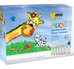 MUCKI Window Color Set Kleine Tierwelt, 7er Set