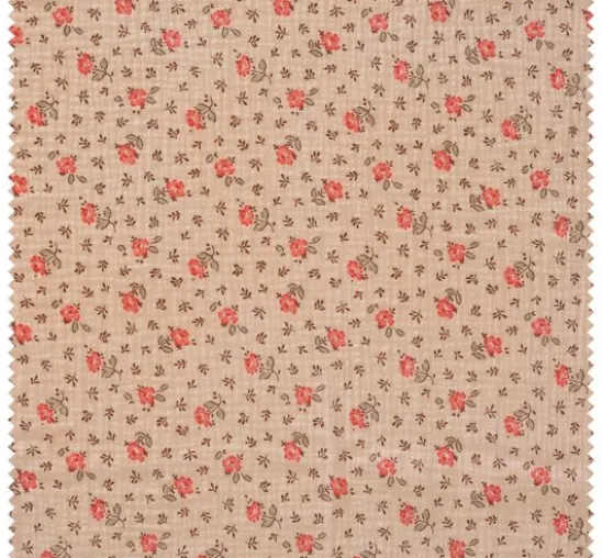 Musselin-Baumwollstoff "Rosen"
