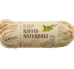 Naturbast, naturfarben