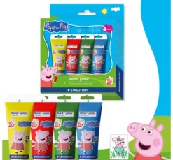 Noris junior Fingermalfarben "Peppa Pig", 4 x 75 ml