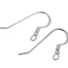 Ohrhaken mit Feder, 925er Sterling-Silber