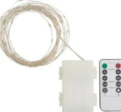 Outdoor Micro-LED-Lichterkette, mit Fernbedienung, 100 LEDs
