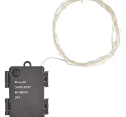 Outdoor Micro-LED-Lichterkette, mit Timer, 3 m, 60 LEDs