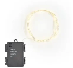 Outdoor Micro-LED-Lichterkette, mit Timer, 3 m, 60 LEDs
