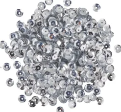 Pailletten gewölbt, Metallic