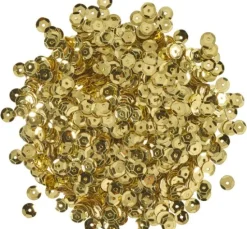 Pailletten gewölbt, Metallic