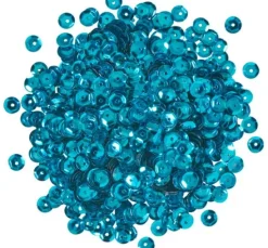 Pailletten gewölbt, Metallic