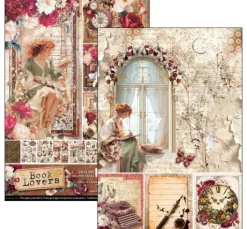 Papier-Set "Book Lovers"