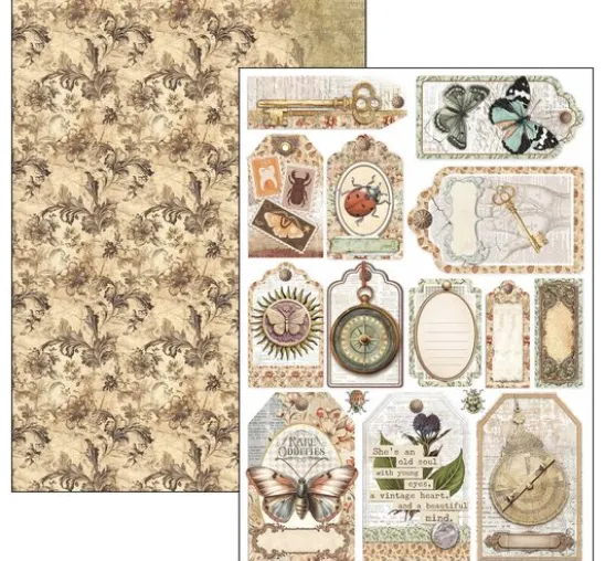 Papier-Set "Cabinet of Curiosities"