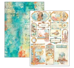 Papier-Set "Coral Reef"