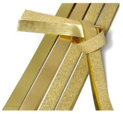 Papierstreifen "Glitter, gold", 15mm