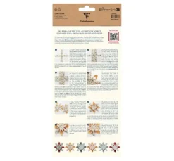 Papierstreifen-Mix für 6 Websterne