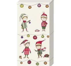 Papiertaschentücher "Elves At Work"