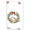 Papiertaschentücher "Sparrows In Wreath"