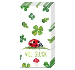 Papiertaschentücher "Viel Glück"