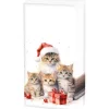 Papiertaschentücher "Weihnachtskatzen"