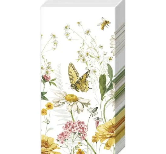 Papiertaschentücher "Wildflower and Butterfly"