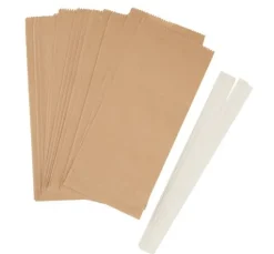 Papiertüten Sterne-Set, groß, Braun