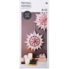 Papiertüten Sterne-Set "Merry Christmas", groß, Rosa