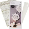 Papiertüten Sterne-Set "Merry Christmas", groß, Weiß