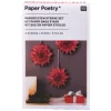 Papiertüten Sterne-Set "Merry Christmas", klein, Rot