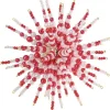 Perlenstern-Komplettset "Red & White"