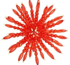 Perlenstern-Komplettset "Ruby Red"