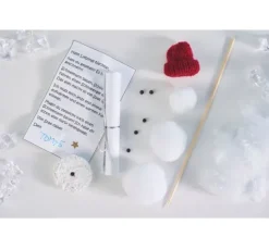 Pompons, Weiß
