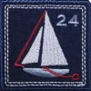 Pym Bügelapplikation"Segelboot"