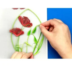 Quilling-Set "Mohnblumen"