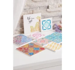 Reliefeinlage "Blumenzirkel"