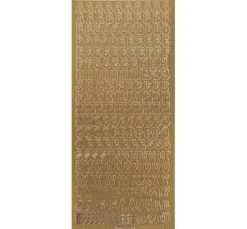 Reliefsticker "Großbuchstaben"