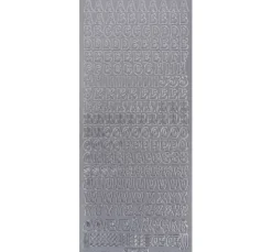 Reliefsticker "Großbuchstaben"