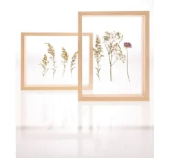 Rico Design Holzrahmen Natur mit doppelter Acrylscheibe