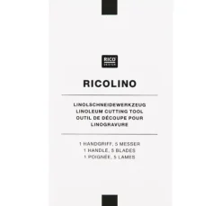 Rico Design Linolschnittwerkzeug, 6-teilig