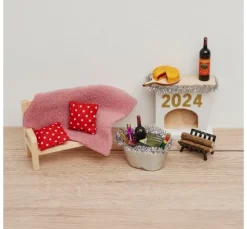 Rico Design Miniatur Kaminholz-Halter