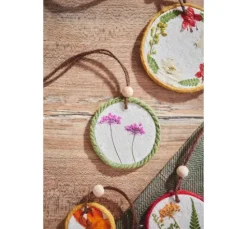 Rico Design Mix Set gepresste Blüten "Rosa Violett"